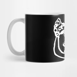 Snake Doodle White Mug